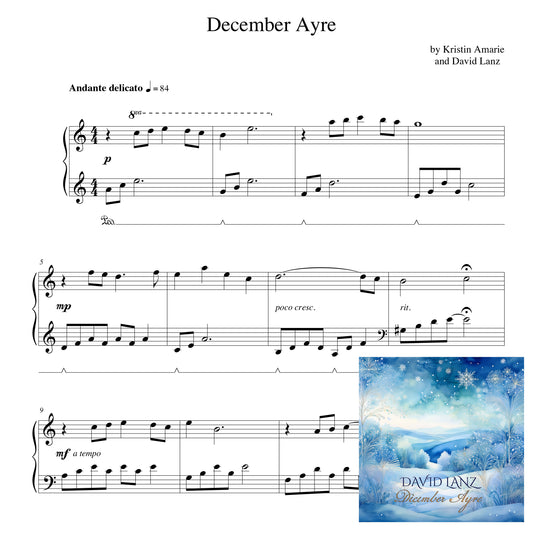 December Ayre [sheet music + mp3]