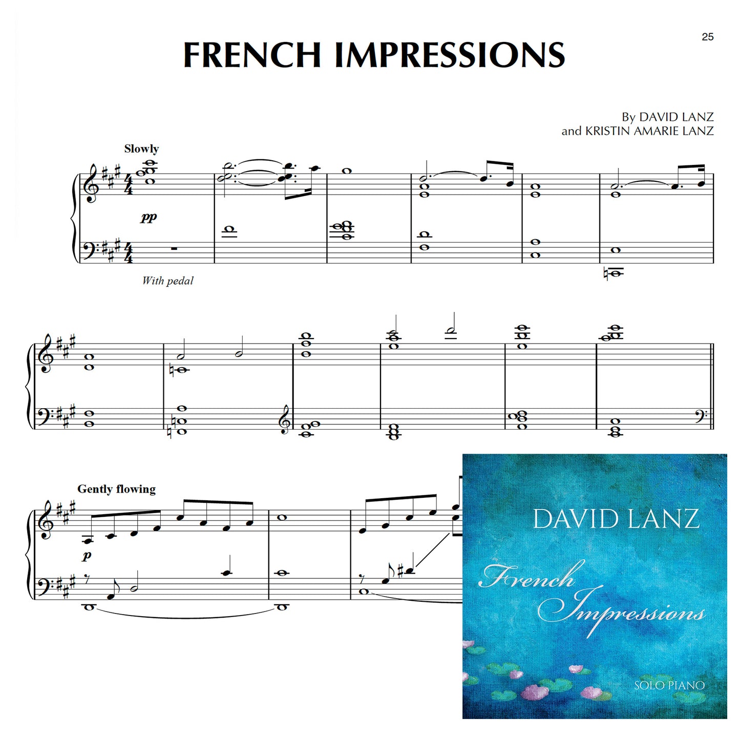 French Impressions - ALBUM - Sheet Music + album [mp3 files] - Solo Piano