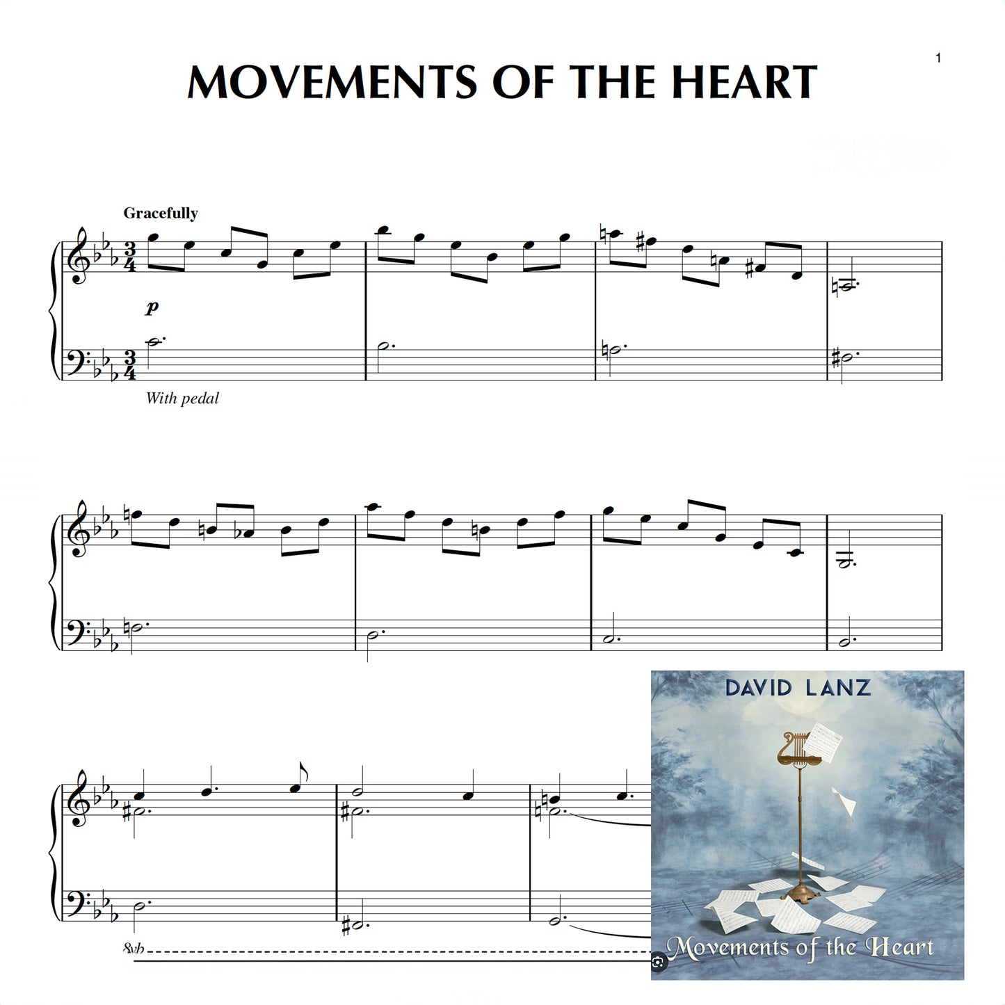 Movements of the Heart (single) - Sheet Music + single [mp3 file] - Solo Piano